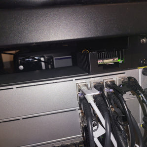 Boîtier de montage en rack Raspberry Pi 5 avec ports orientés vers l'arrière