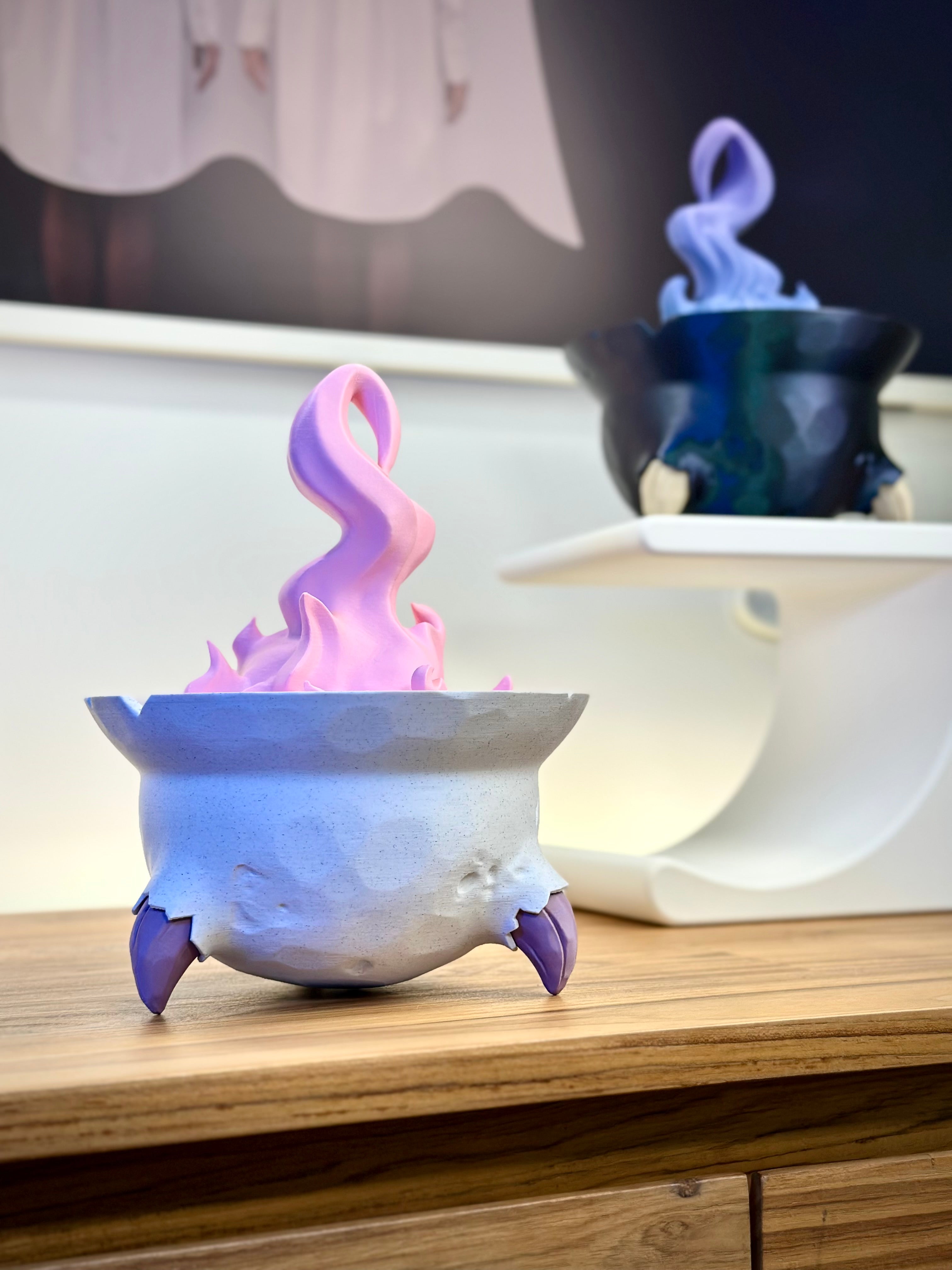 Chaudron de sorcière enchanté pour bonbons et décorations