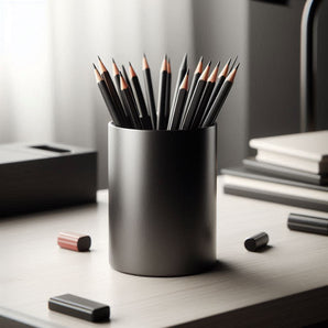 Porte-crayons rond et support de table