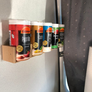 Étagère à épices pratique pour camping-car et cuisine