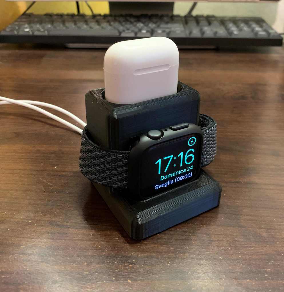 Station d'accueil pour Apple Watch SE/6 et AirPods 1/2