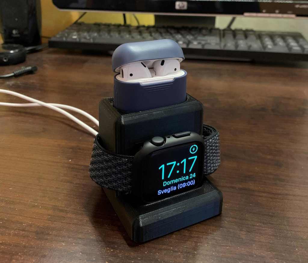 Station d'accueil pour Apple Watch SE/6 et AirPods 1/2