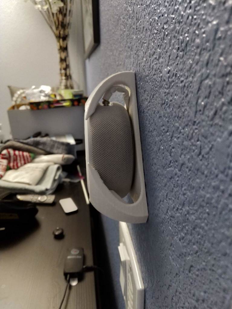 Support mural pour Echo Dot 3 - Câblage dissimulé