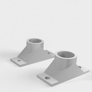 Ikea RÄCKA Ensemble de supports de tringle à rideaux
