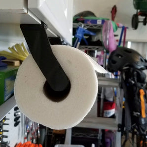 Distributeur de serviettes en papier étendu pour étagères d'armoires - Pince de 16 mm