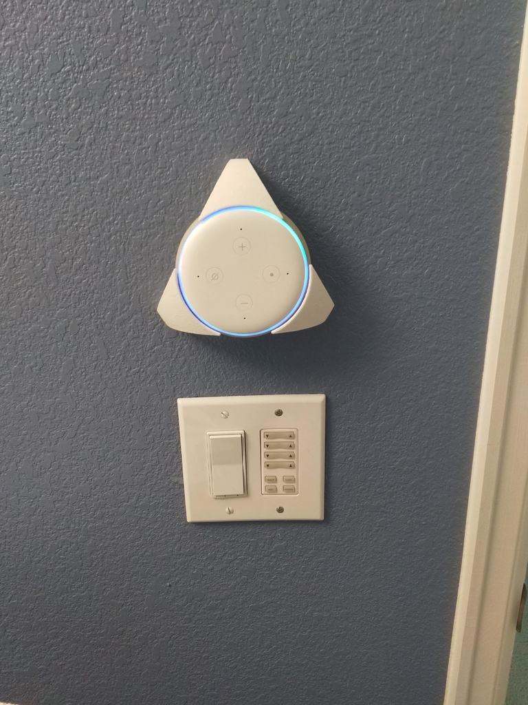 Support mural pour Echo Dot 3 - Câblage dissimulé