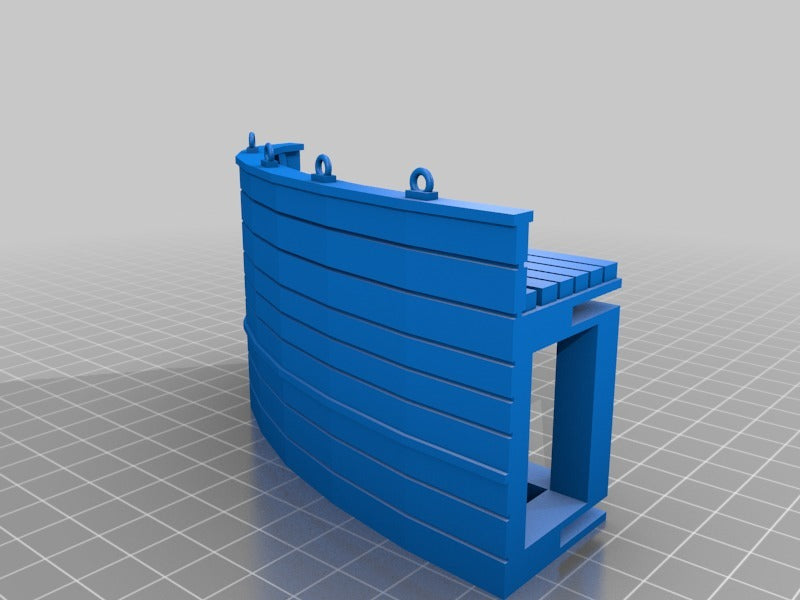 Miniature 28 mm Tuiles de bateau PARTIE 2 : Plateformes surélevées