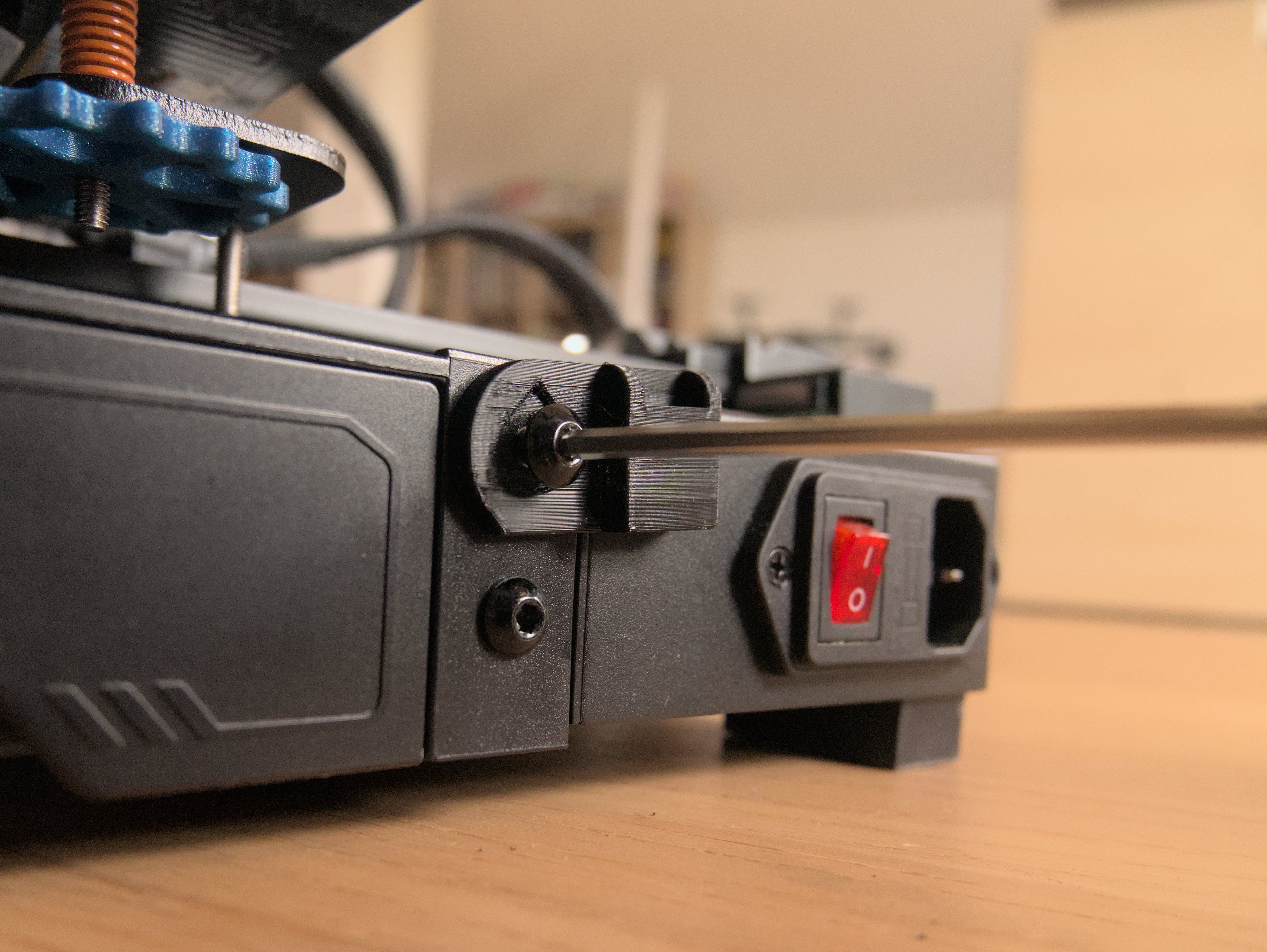 Support de câble d'alimentation pour Ender 2 Pro