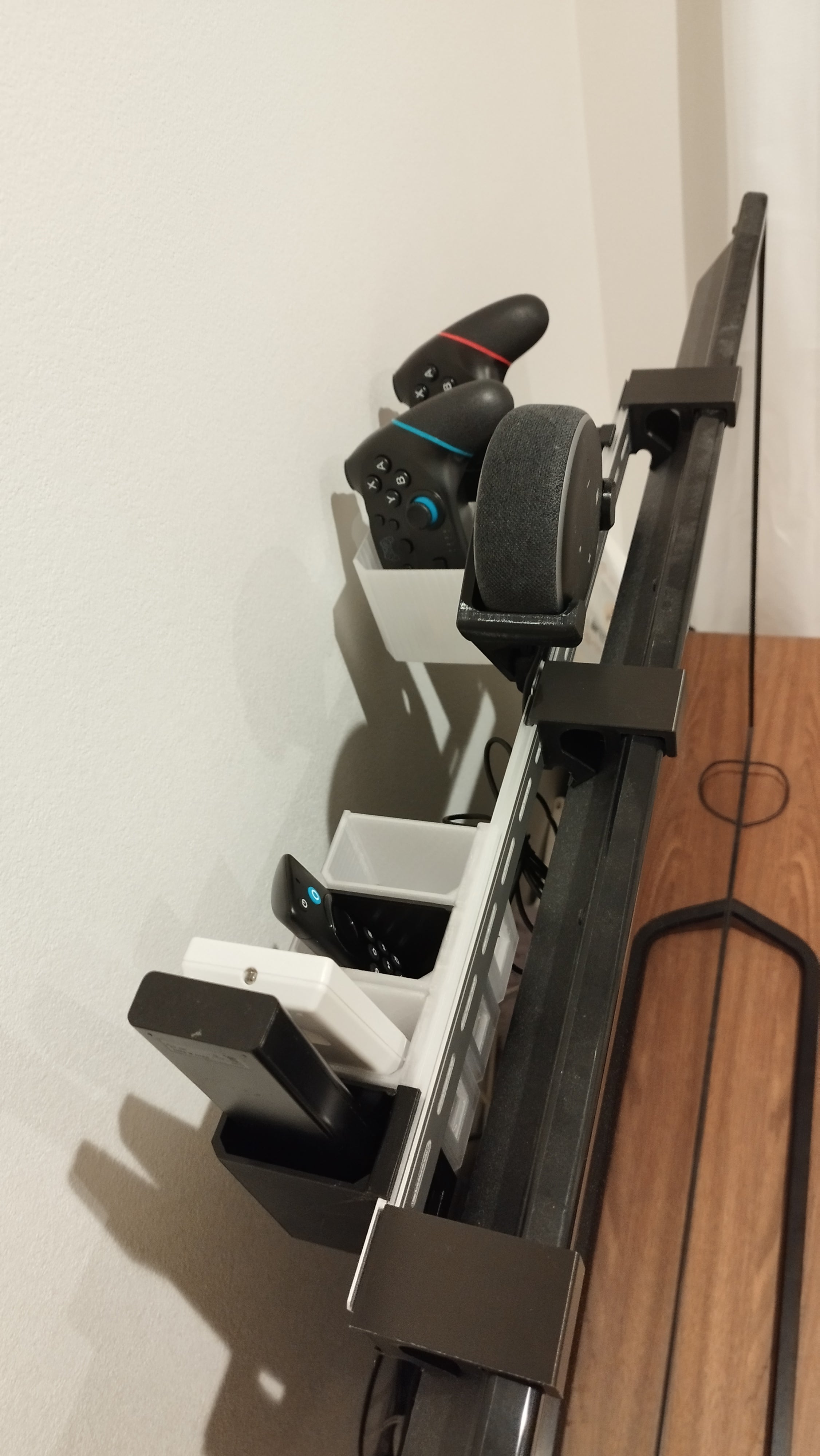 Support de télécommande TV Top avec rail DIN