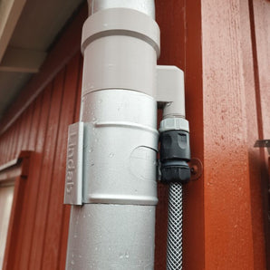 Collecteur d'eau de pluie pour gouttières - connecteur de tuyau 1/2"
