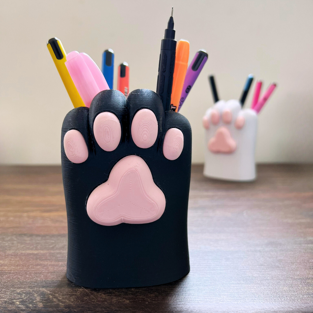 Support à stylos Chat Mignon pour le Bureau