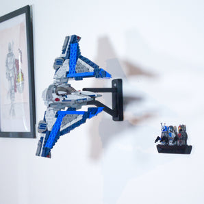 Support mural réglable pour le Starfighter Mandalorien 75316