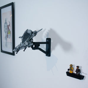 Support mural pour le chasseur Snub Pirate Mandalorian 75346
