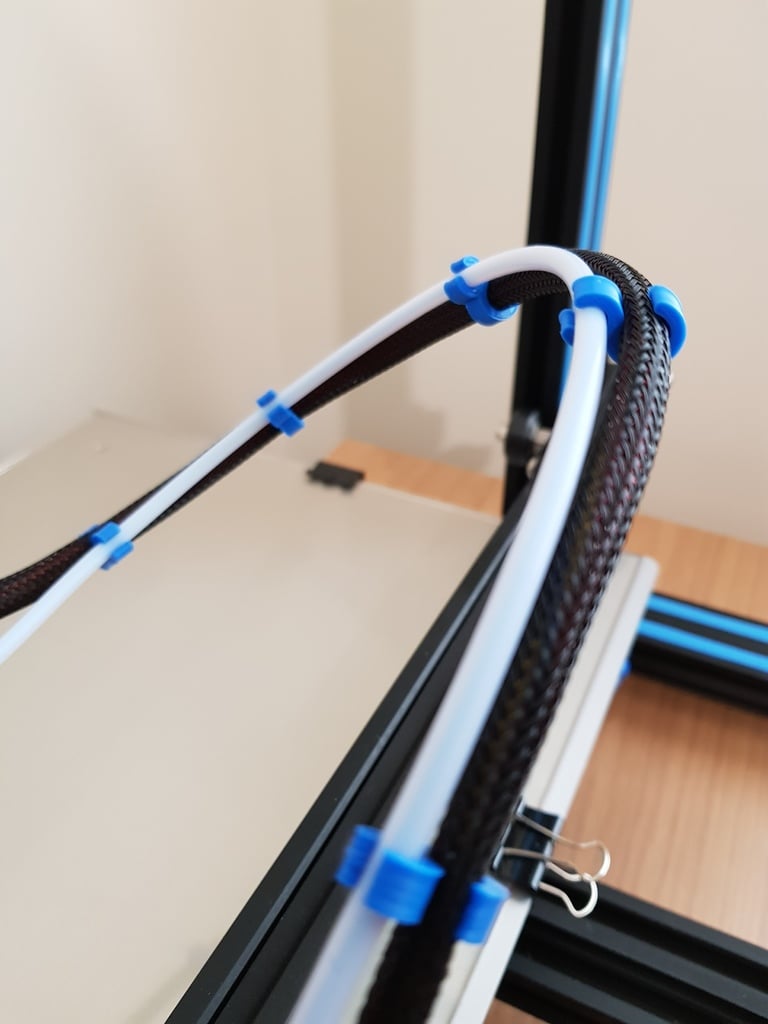 Support de câble pour câbles CR10 Bowden et Extrudeur