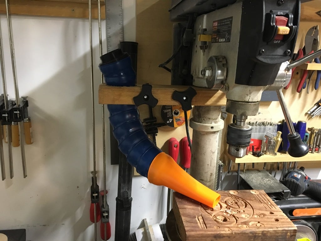 Raccord LocLine 2-1/2" pour aspiration de poussière