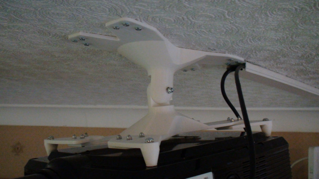 Support de plafond pour vidéoprojecteur avec inclinaison réglable