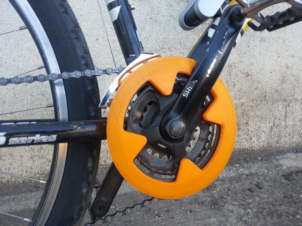 Protecteur de chaîne de vélo Shimano et écran