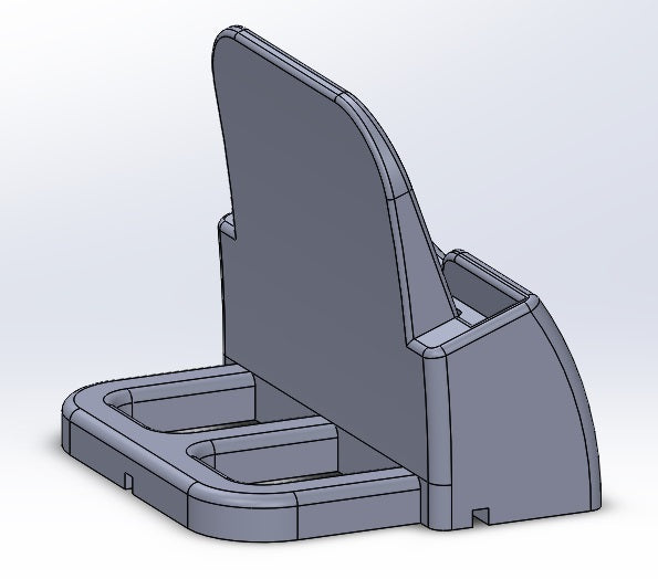 Station d'accueil pour iPhone6 et 6 Plus avec pavillon de haut-parleur et passage de câbles réglable