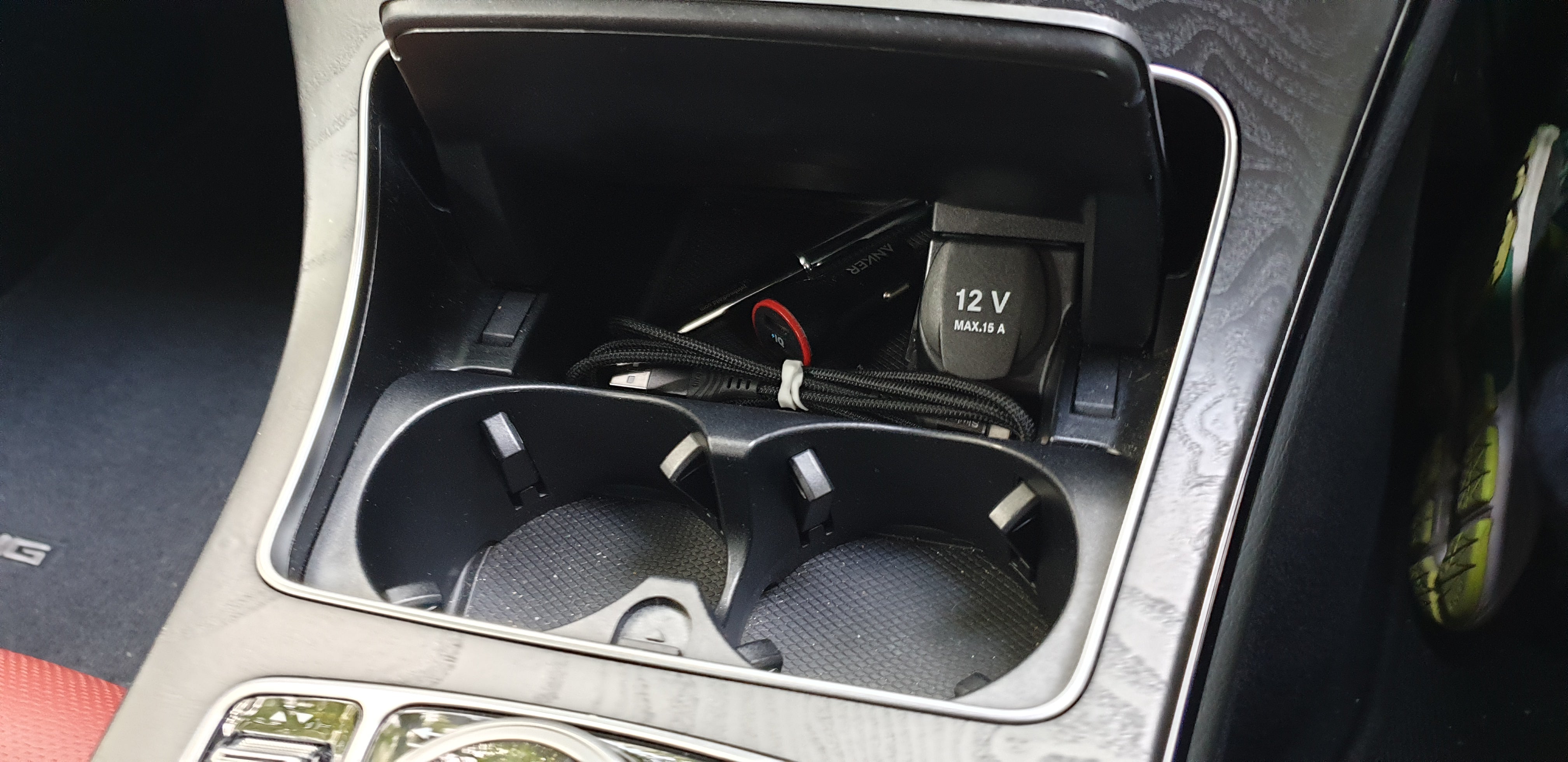 Udvidet Kopholder til Mercedes C-Klasse (2016)