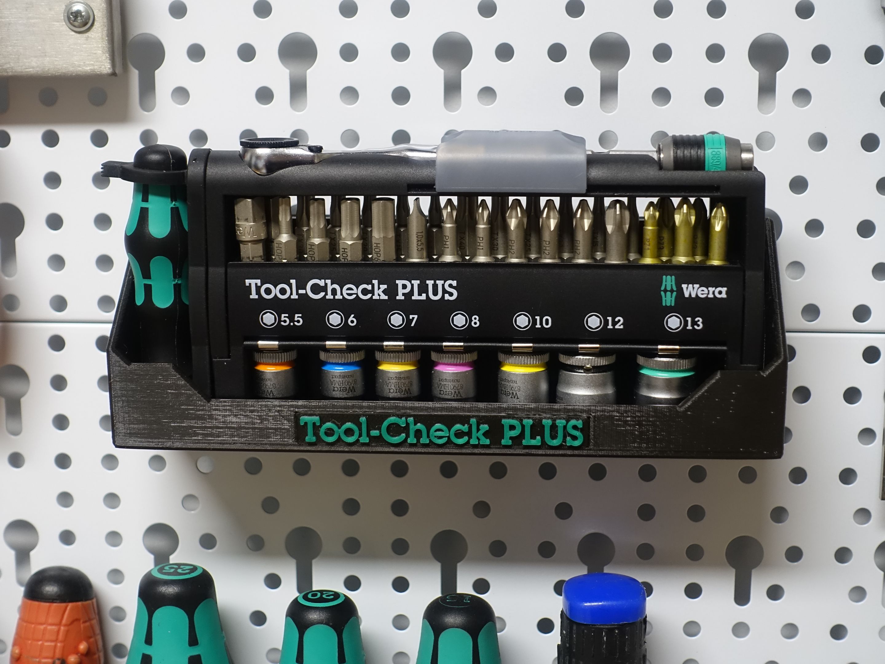 Support mural Wera Tool-Check Plus (sans clip de ceinture)
