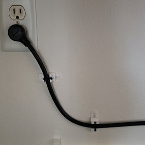 Support de câble avec attache à glissière pour câble d'alimentation