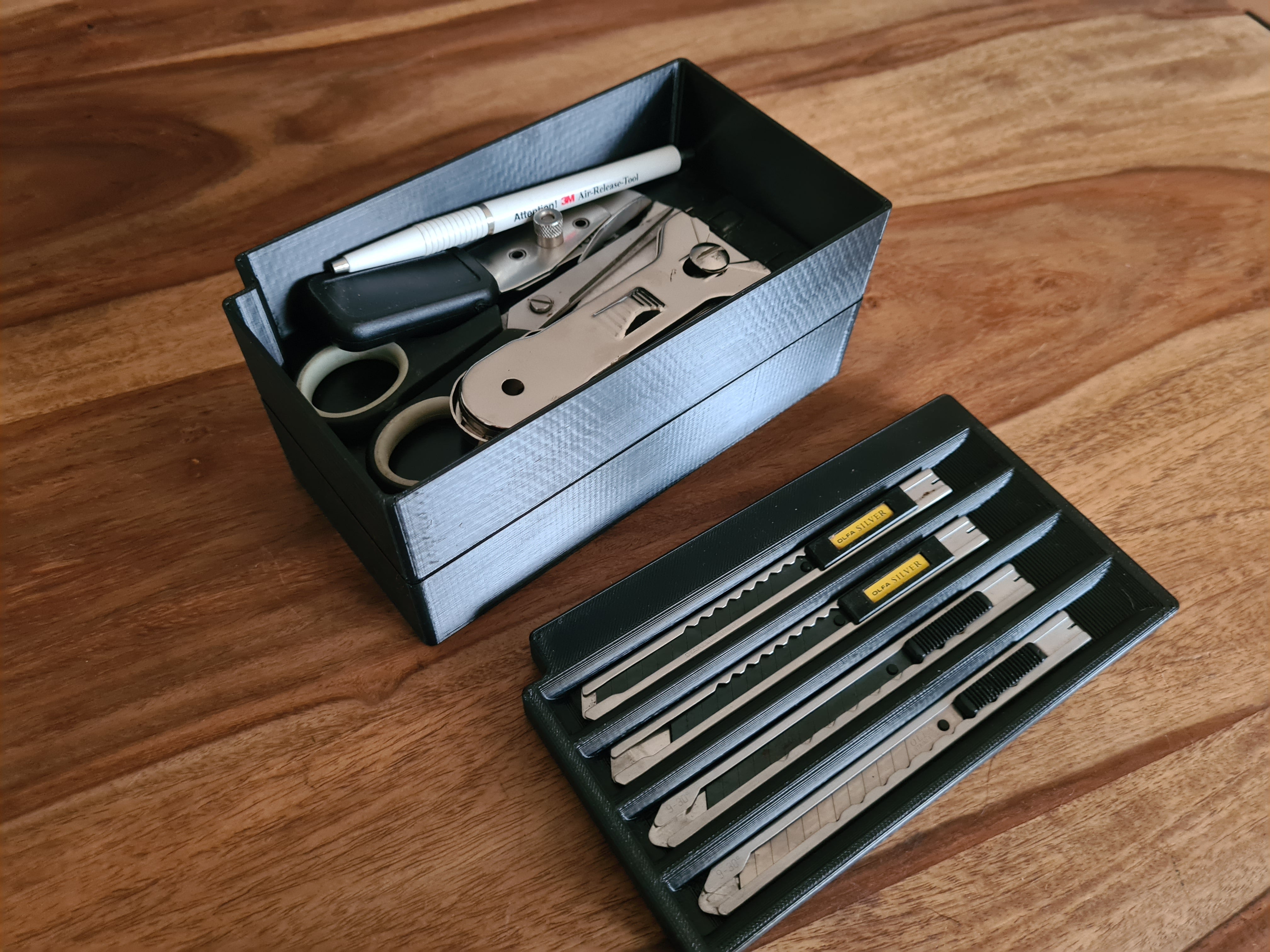 Boîte à couteaux modulaire pour systèmes BOSCH L-Boxx et Sortimo