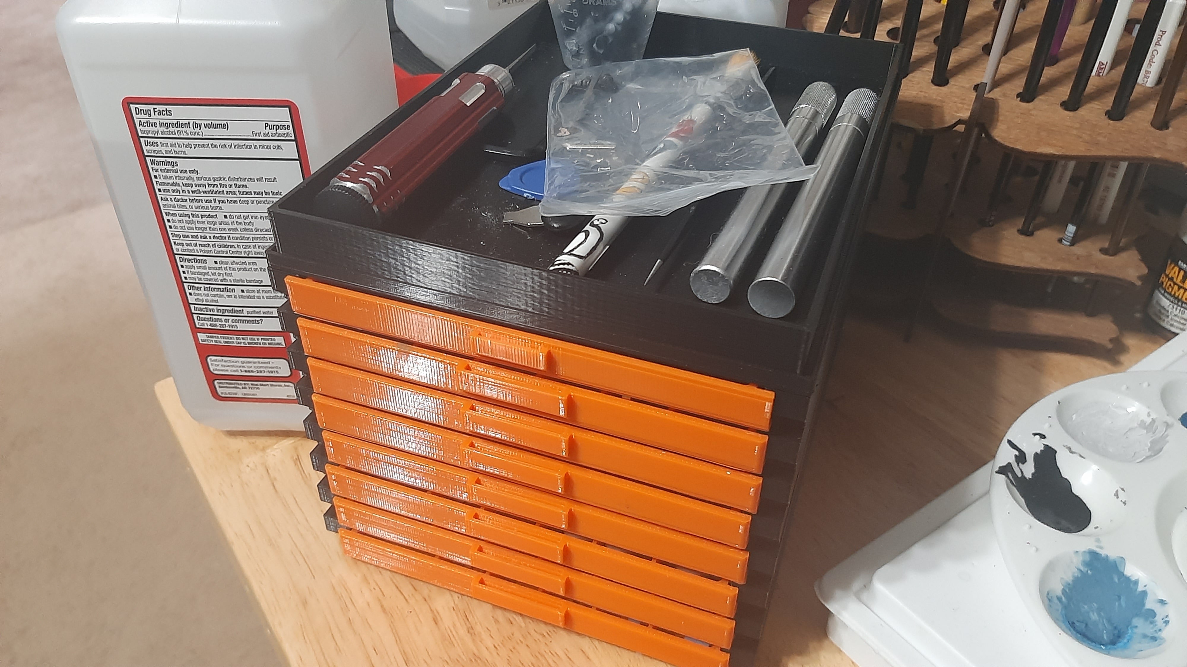 Tiroirs de rangement modulaires pour petits outils