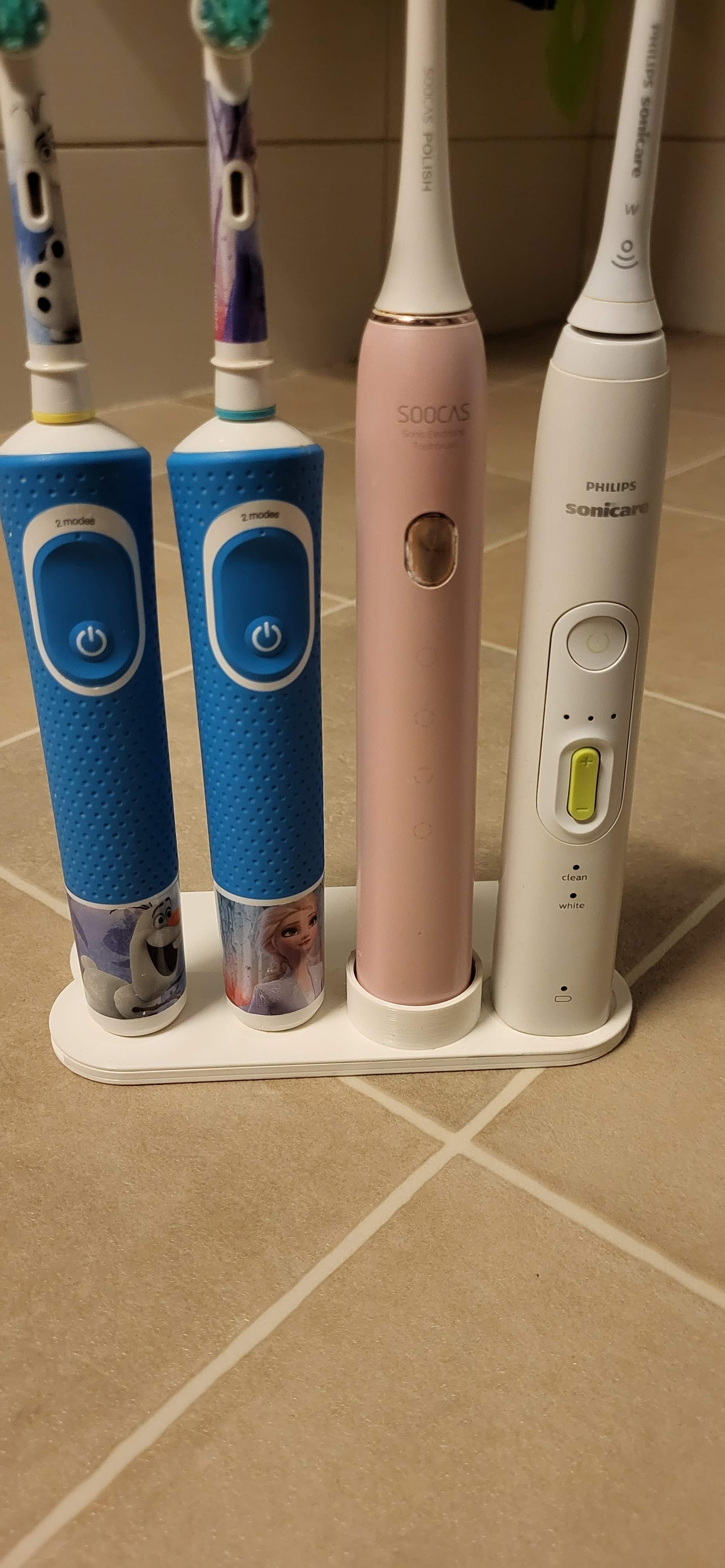 Support de brosse à dents universel pour Oral-B, Philips Sonicare et Soocas