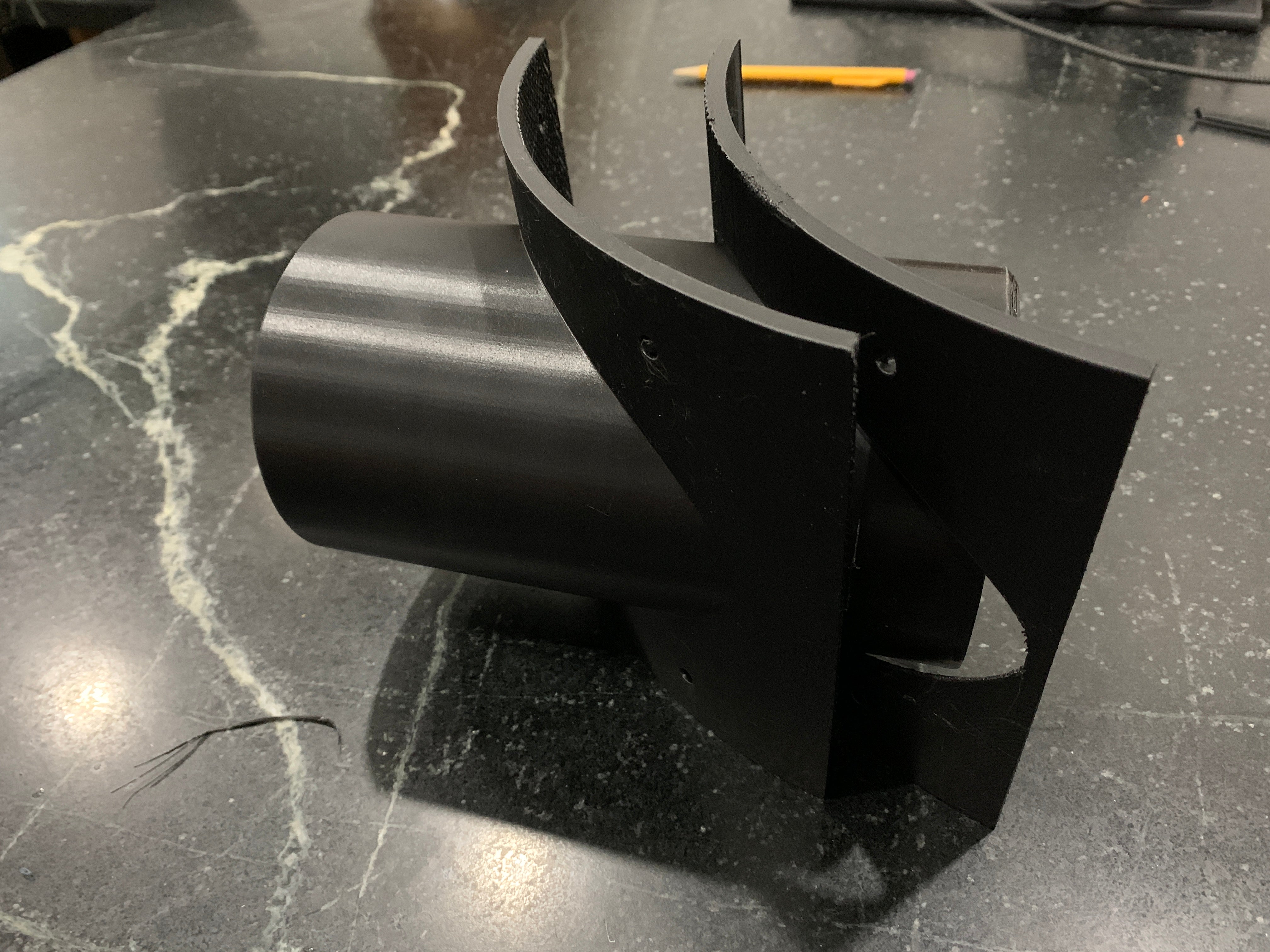 Séparateur de poussière cyclonique monté sur le côté pour seau de 5 gallons