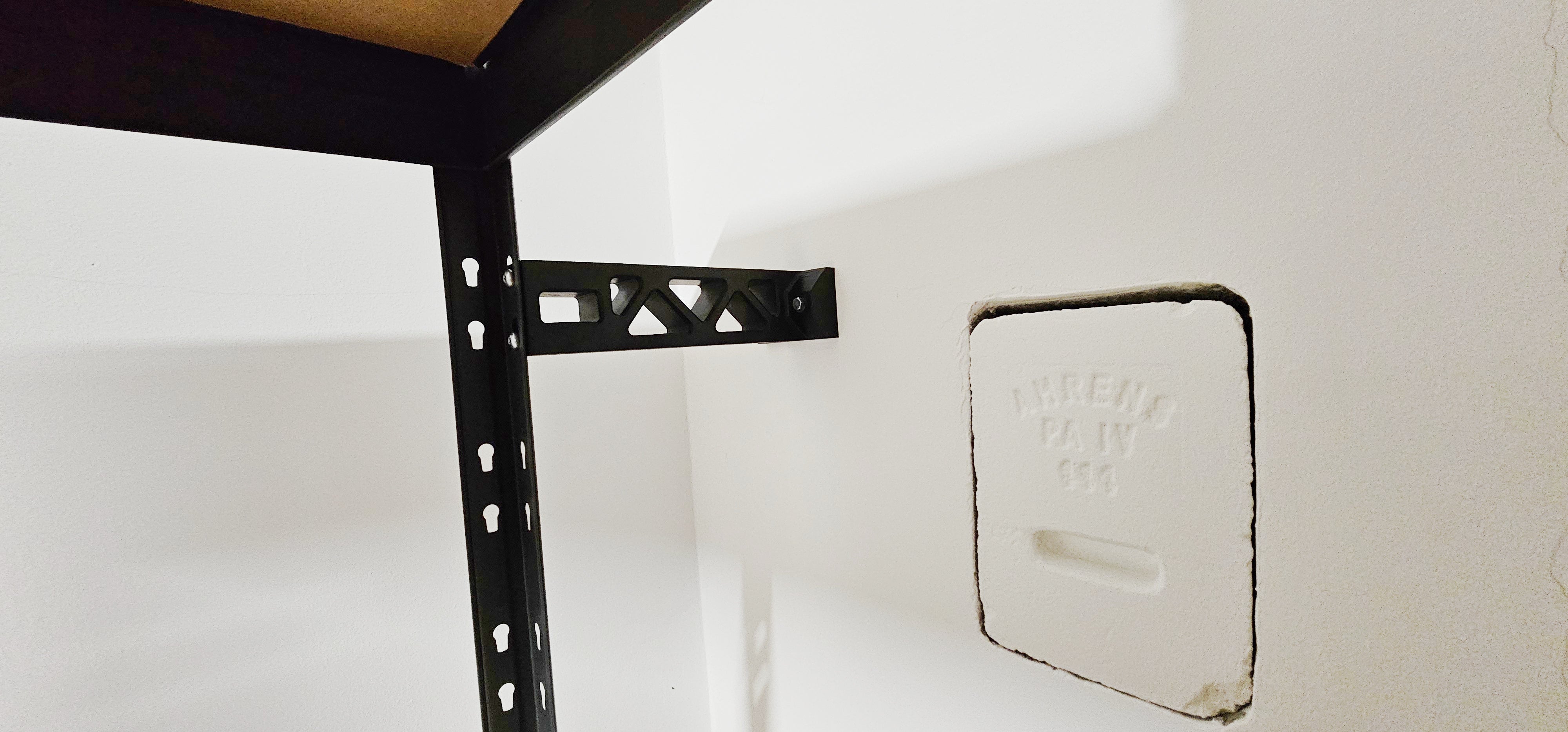 Support mural robuste pour étagère d'imprimante 3D - 25 cm