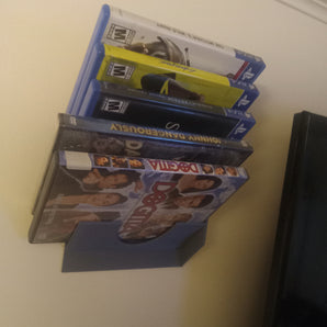 Étagère modulaire murale pour DVD et jeux