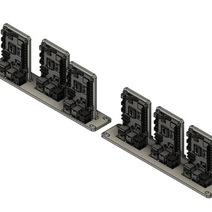 Support de montage pour rack 10" pour 3x Raspberry Pi 5