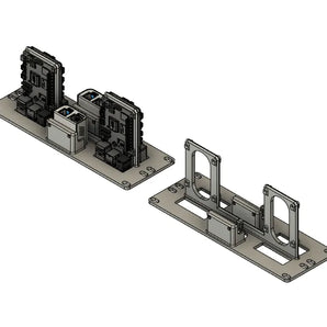 Support montage en rack 10" 2U pour Raspberry Pi 5 et JetKvm