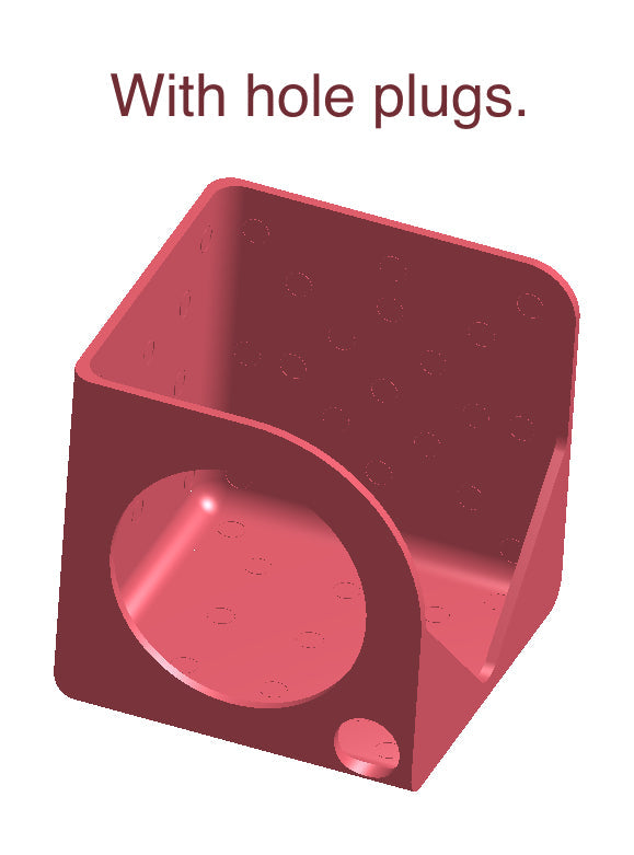 Petit support de haut-parleur avec montage flexible sur 4 côtés