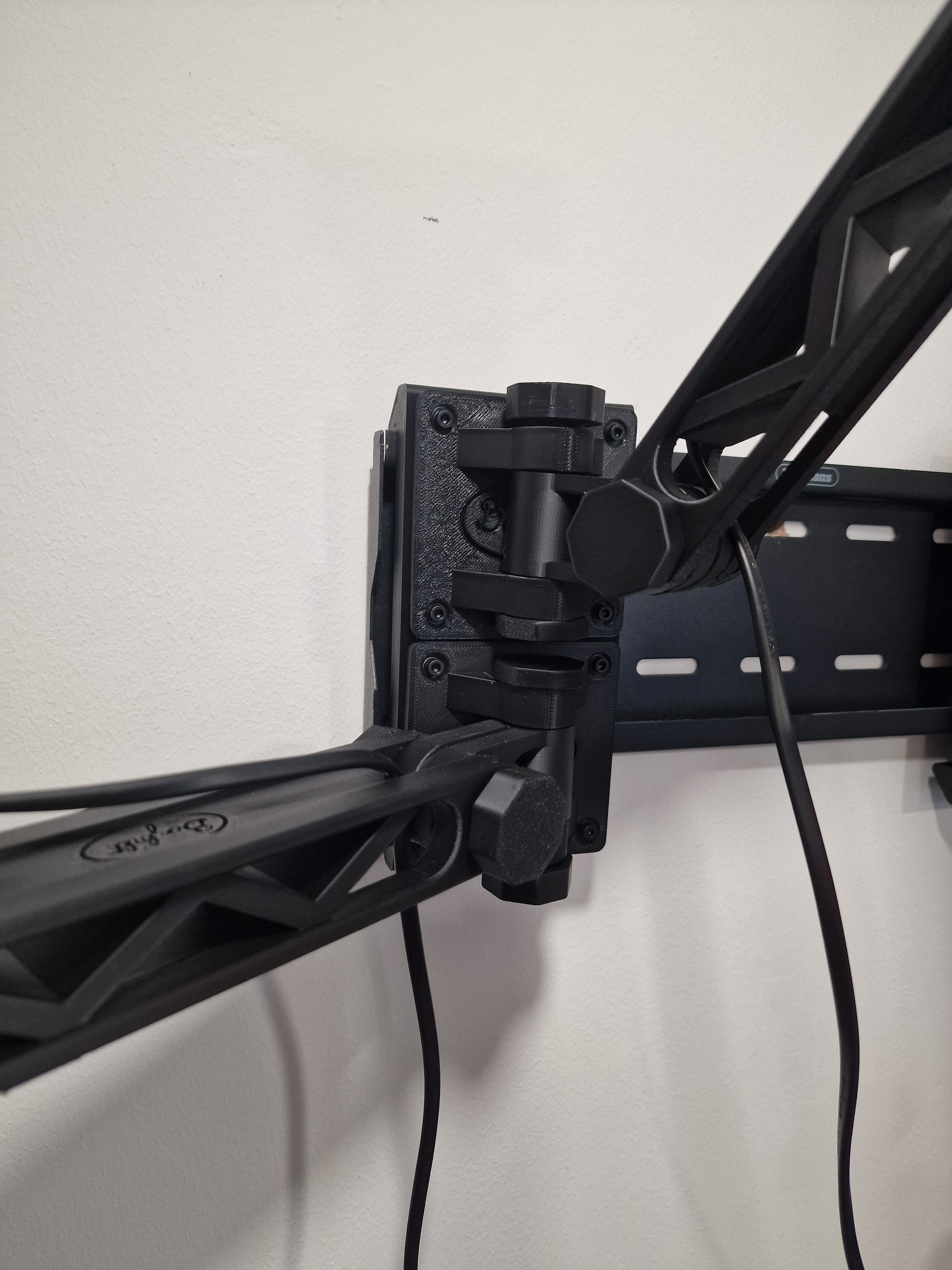 Support mural réglable avec bras pour éclairage LED et TV