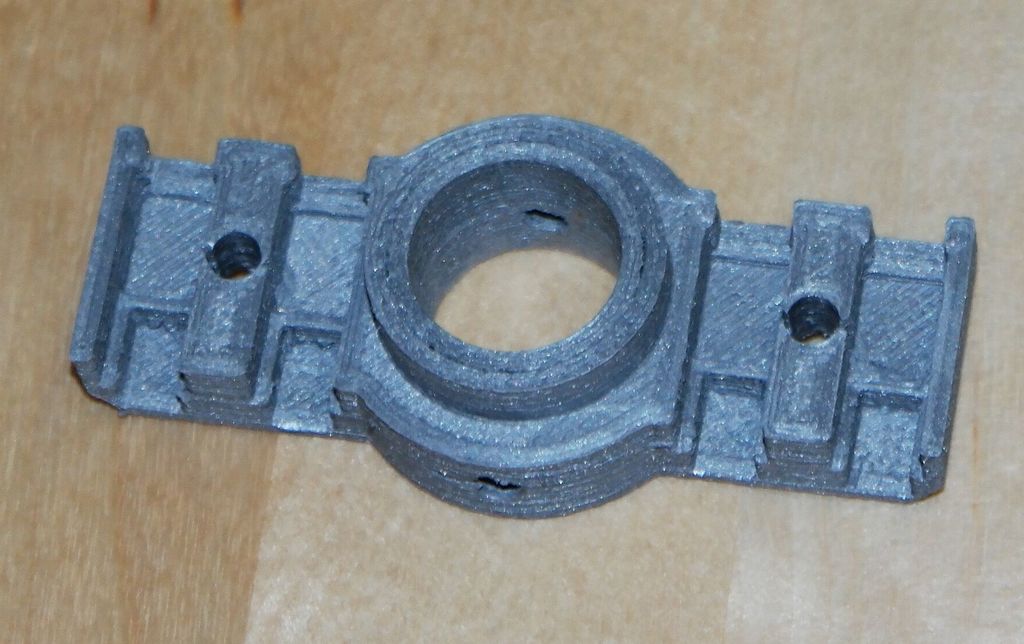 Support German RepRap NEO E3D V6 avec prise intégrée et gestion des câbles