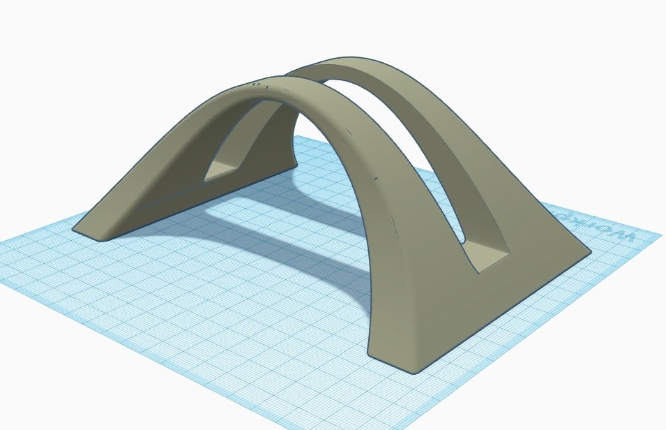 Support d'ordinateur portable incurvé élégant REMIX - Pour MacBook Pro et autres ordinateurs portables (175x120mm)