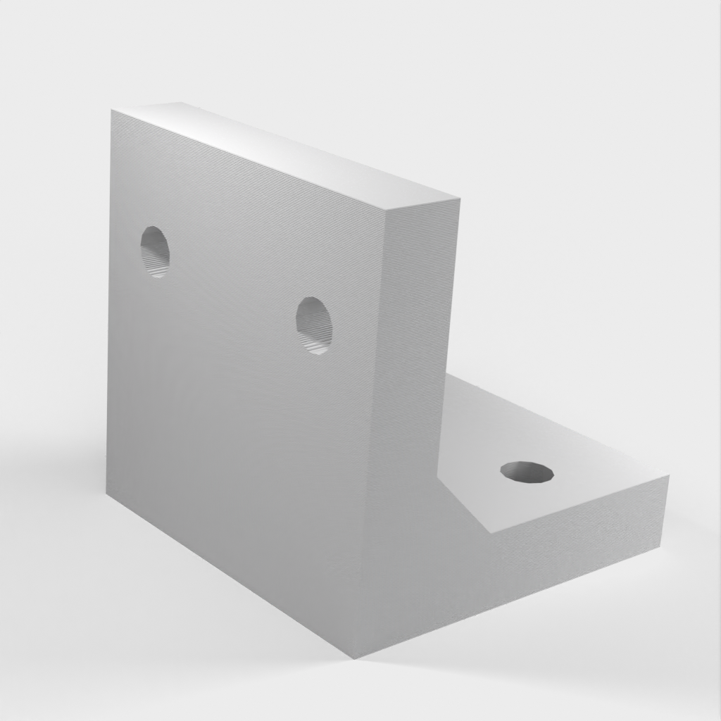 Support d&#39;angle de 50 mm pour rack Ikea LACK