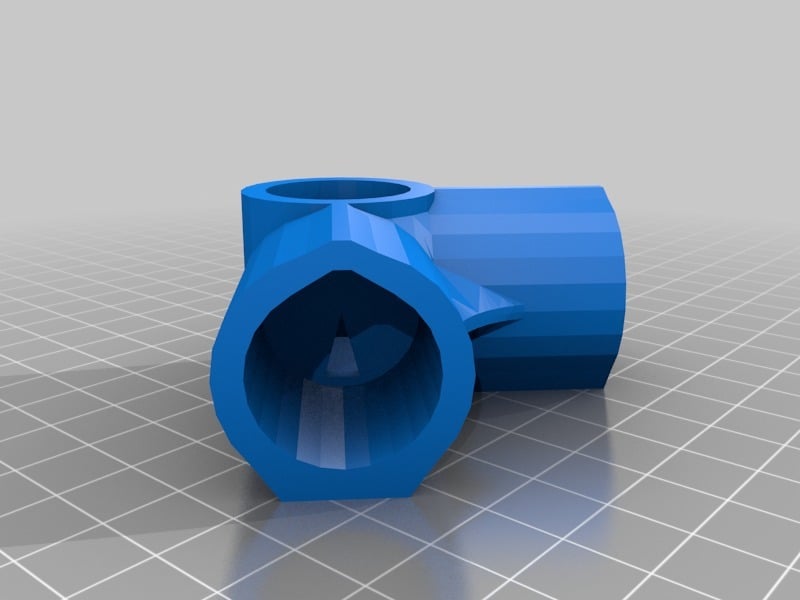 Raccord d'angle à 3 voies pour tuyau en PVC de 1/2 pouce