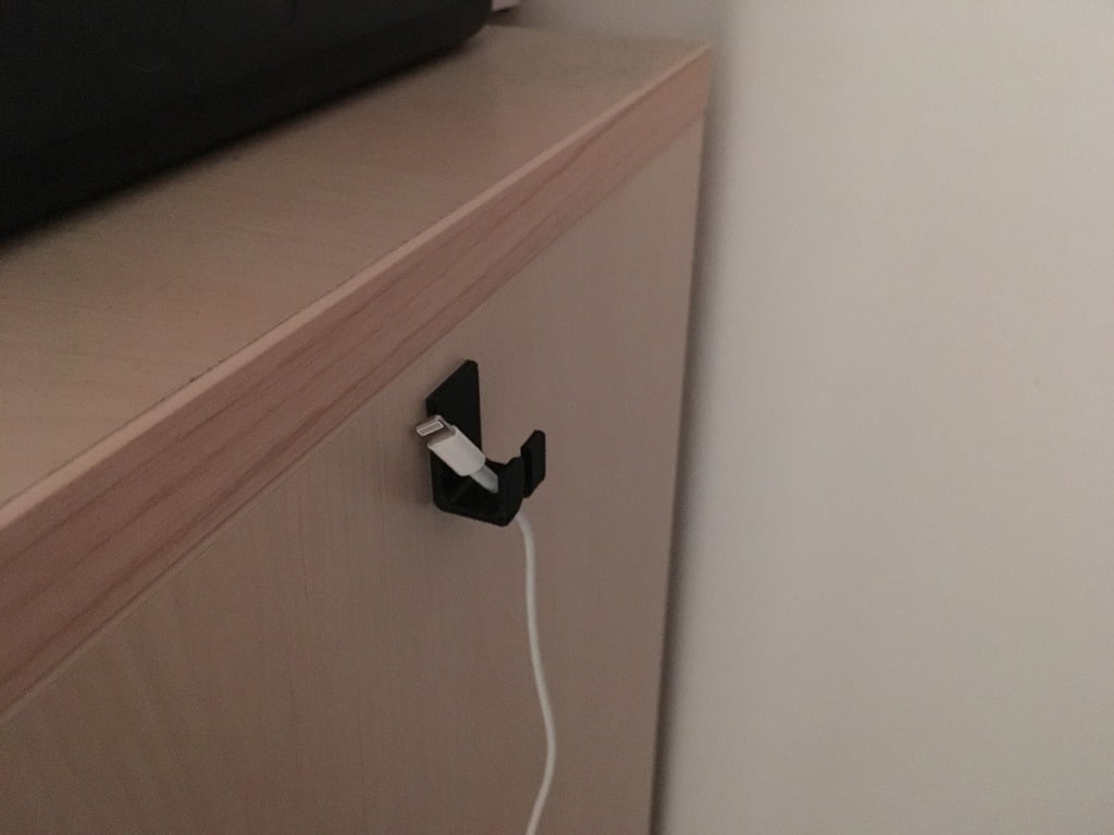 Crochet de câble pour smartphone - Support de câble pour chargeur