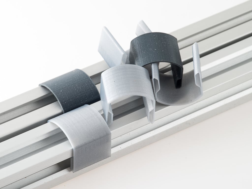 Clips de câble pour profilés en aluminium 2020