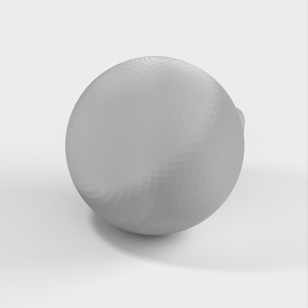 Casse-tête imprimé en 3D avec balle