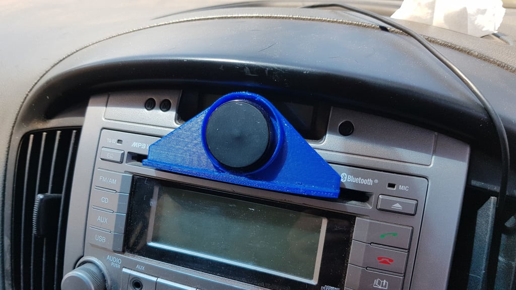 Support magnétique pour tablette et téléphone pour lecteur CD de voiture