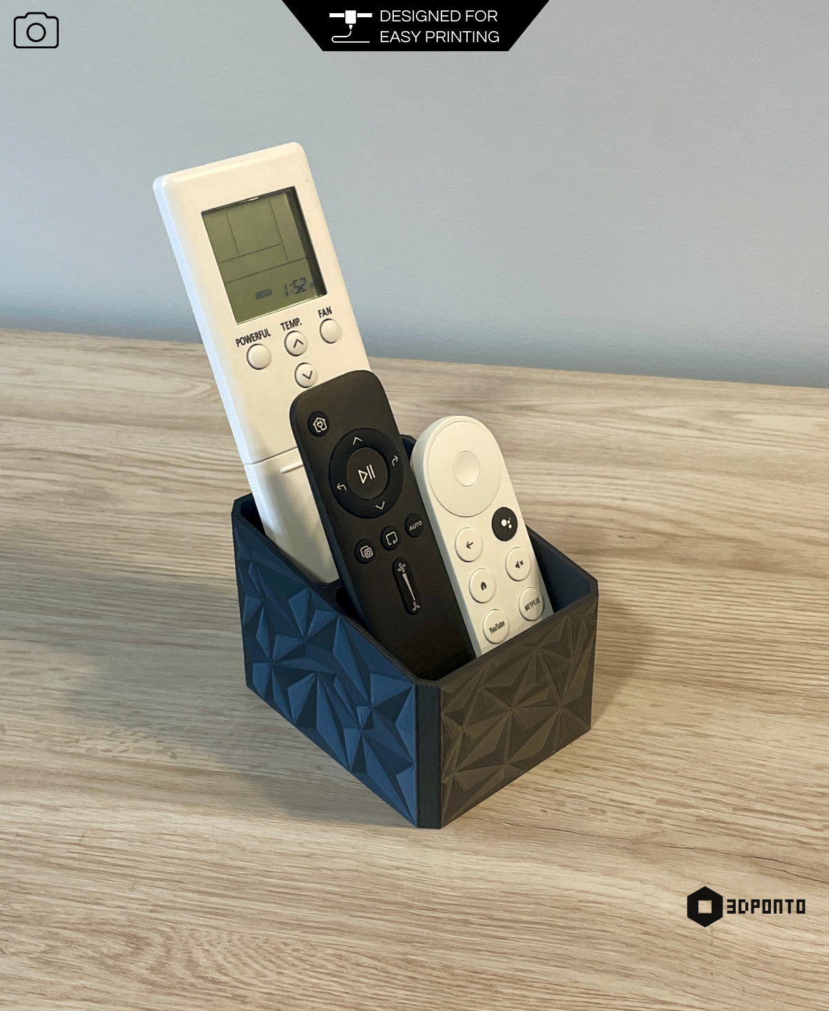 Organisateur de télécommande élégant et fonctionnel