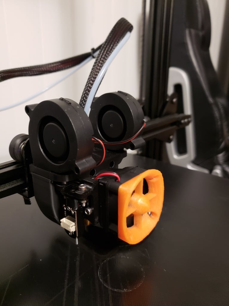 Support de mise à niveau pour Geeetech A10/A30 : Hotend E3D V6 et support de ventilateur double 5015