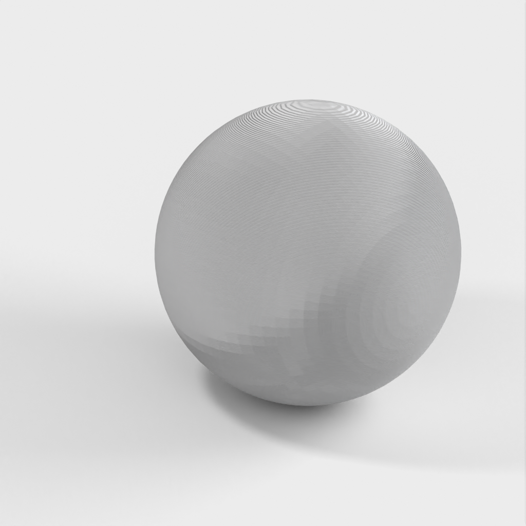 Casse-tête imprimé en 3D avec balle