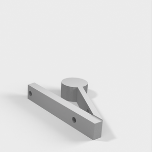 Butée de porte à ressort pour montage sur porte ou mur