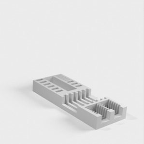 Support MicroSD/SD/CF/USB pour ranger toutes vos cartes et clés