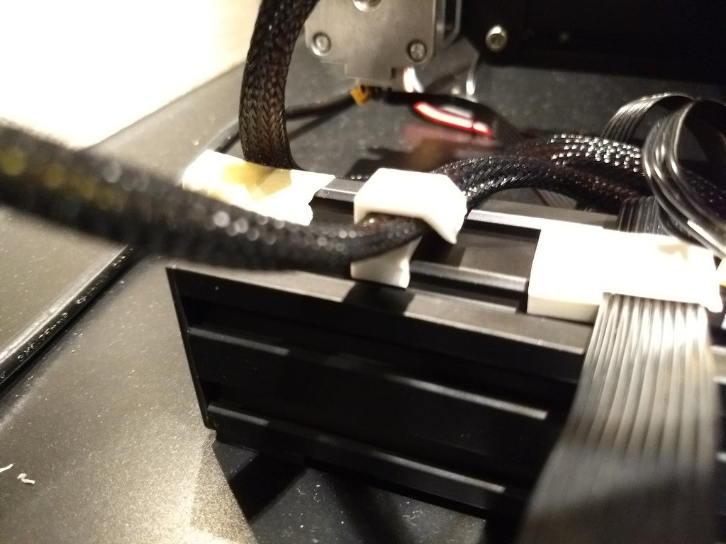 Clip de câble V-Slot Clip On pour gestion des câbles