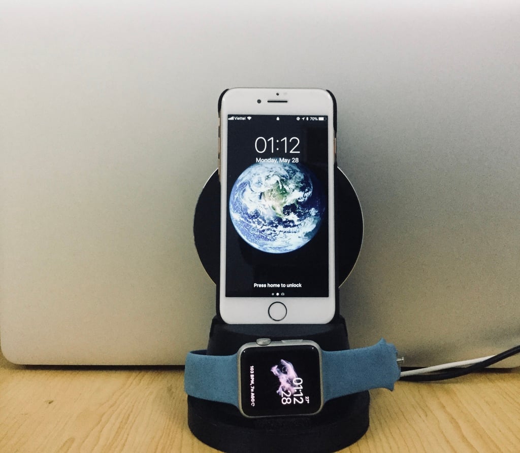 Station de recharge sans fil pour iPhone et Apple Watch